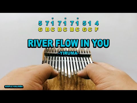 Easy River Flows In You Kalimba Tabs Chords Yiruma Numbers Letters Kalimba Instrument